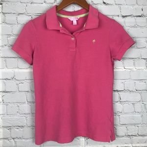 Lilly Pulitzer Polo Shirt Short Sleeve Pima Cotton